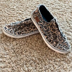 Brown and Black Casual Slip-On Sneakers-Blowfish- Size 8